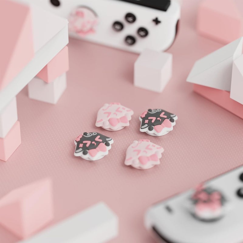 playvital Joystick Caps for Nintendo Switch, Thumbstick Caps for Switch Lite, Analog Cover for OLED Joycon Thumb Grips - Needy Sheep - Image 4